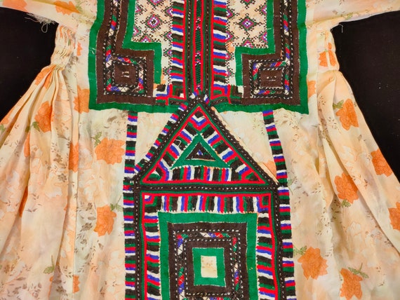 Baluchi dress,afghan embroidered boho's gypsy ant… - image 4