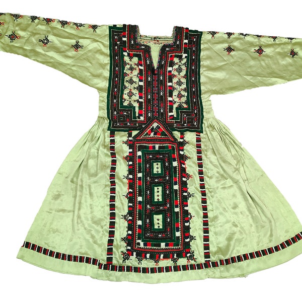 Baluchi dress ,afghan embroidered boho's gypsy antique dress,afghani dress,hand embroidered banjara dress vintage afghan handmade tribal top