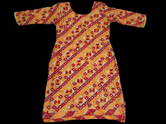 vintage fully work embroidery phulkari bagh style… - image 10