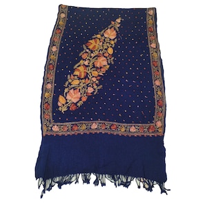 Women&#39;s Vintage Pashmina Kashmiri Scarf Print Wrap Shawl Stole ,Women Girls Vintage Long Scarf Soft Silk Chiffon Shawl Pashmina Scarves
