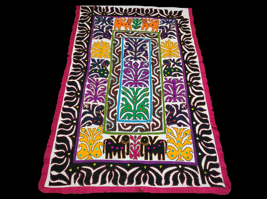 Antique Banjara Wall Patch Figure Work Collectible Hanging Ethnic ...