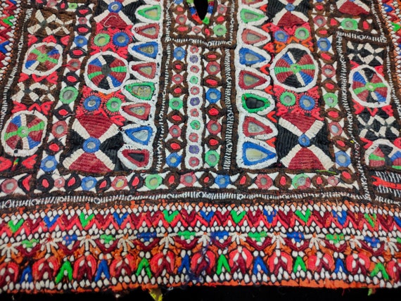 banjara patch yoke afghani dress yoke Traditional… - image 7
