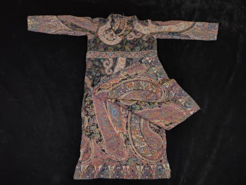 banjara dress,embroidered boho/'s gypsy antique dress,shawl dress,hand embroidered banjara top handmade winter dress vintage woollen dress