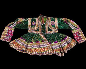 Rare Vintage Rabari Embroidery Jacke 