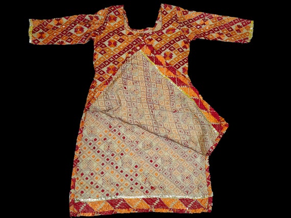 vintage fully work embroidery phulkari bagh style… - image 9