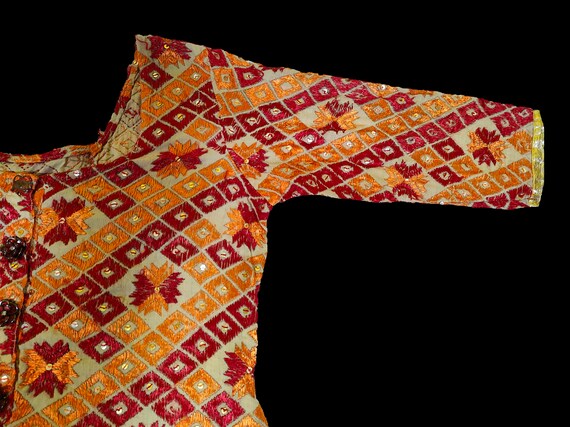 vintage fully work embroidery phulkari bagh style… - image 6