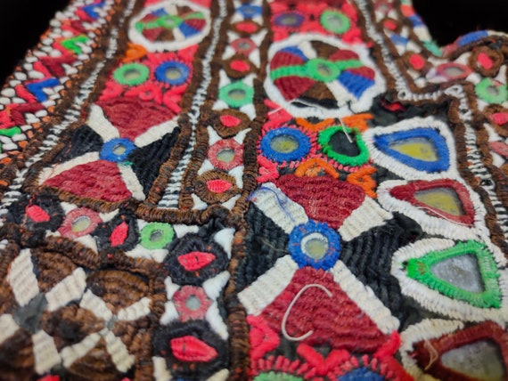 banjara patch yoke afghani dress yoke Traditional… - image 9