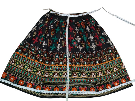 Banjara Skirt vintage Lehenga very heavy Embroide… - image 9