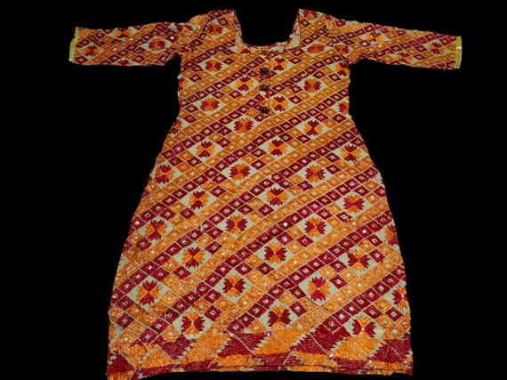 vintage fully work embroidery phulkari bagh style… - image 1