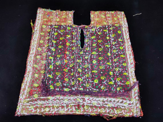 banjara patch yoke afghani dress yoke Traditional… - image 10