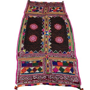 banjara Shawl Kutchi Woolen Rabari Tribal Ethnic Bharwad Stole dupatta , Kutch Hand Work Tribal Woolen Embroidery Dhabdi Traditional Dupatta