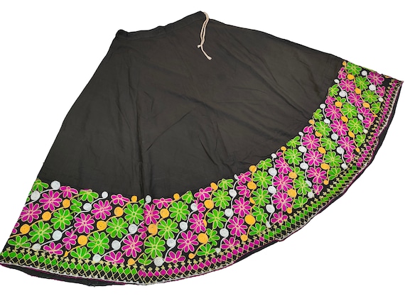 Banjara Skirt vintage Lehenga very heavy Embroide… - image 1