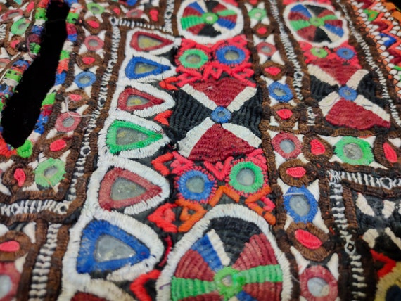 banjara patch yoke afghani dress yoke Traditional… - image 8