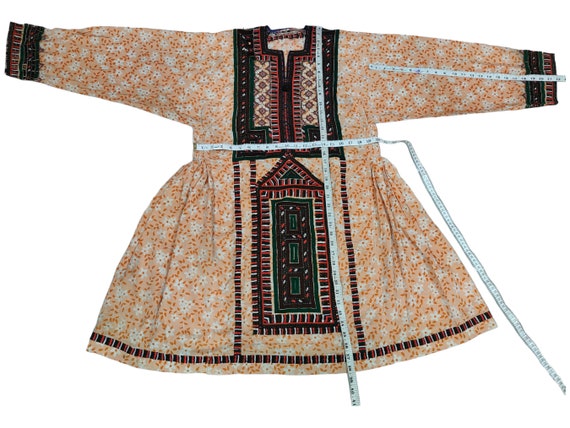 Baluchi dress ,afghan embroidered boho's gypsy an… - image 7