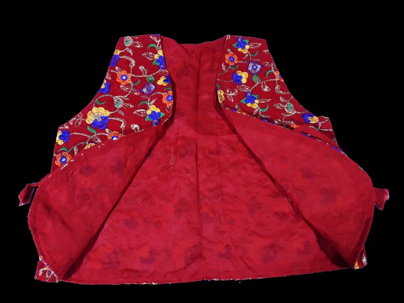 Boho Banjara Banjara velvet India Sleeveless Embroidered Women Jacket,Indian Women Jacket Embroidered Ethnic Waist Coat Banjara Style Koti