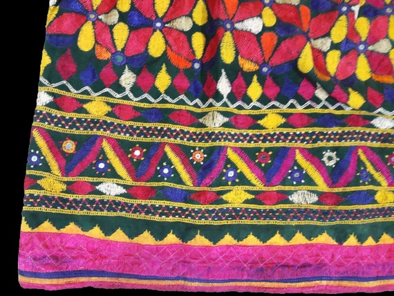 Banjara Skirt vintage Lehenga very heavy Embroide… - image 6