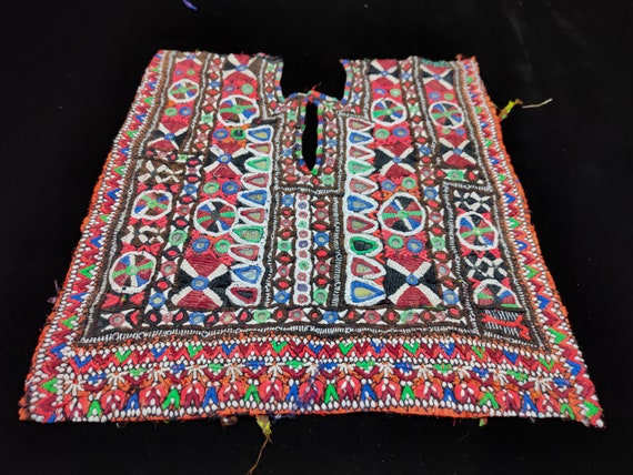 banjara patch yoke afghani dress yoke Traditional… - image 3