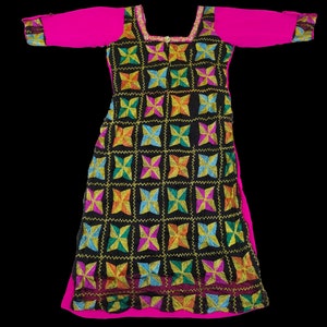 vintage dress fully work embroidery phulkari bagh style dress handmade kurta, Embroidered kurti-Gujarati hand embroidery Indian kutch work