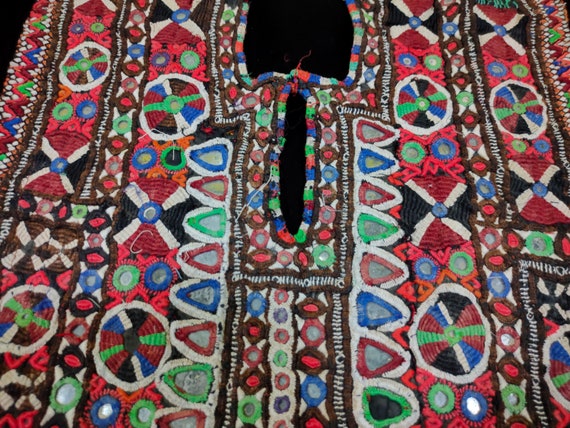 banjara patch yoke afghani dress yoke Traditional… - image 4