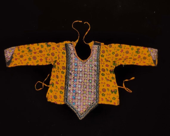 Old Banjara Indian gypsy choli top embroidery from
