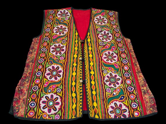 Rabari Keriya Jacket, Boho Jacket,rare Vintage Rabari Embroidery 
