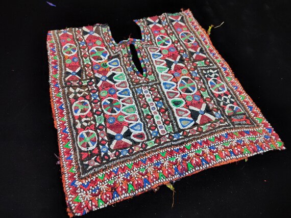 banjara patch yoke afghani dress yoke Traditional… - image 6