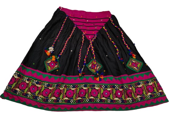 Banjara Skirt vintage Lehenga very heavy Embroide… - image 6