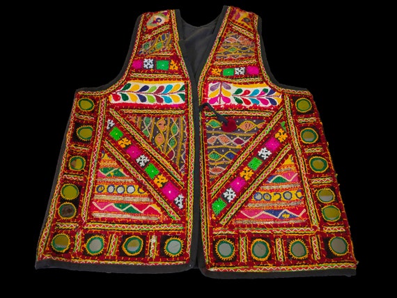 Rabari Keriya Jacket, Boho Jacket,rare Vintage Rabari Embroidery 