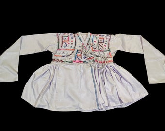 Banjara Jacke, Boho Jacke, seltene Vintage Rabari Stickerei Jacke, Tribal Rabari Jacke Vintage Handgemachte verzierte Banjara-Jacke