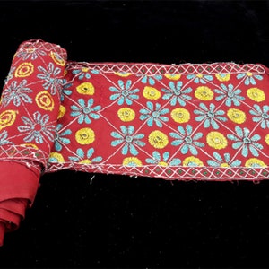Banjara Wandbehang ethnischen Kutchi, Banjara Wandteppich Boho Wandbehang Vintage Rabari Stickerei, indischer Wandteppich,