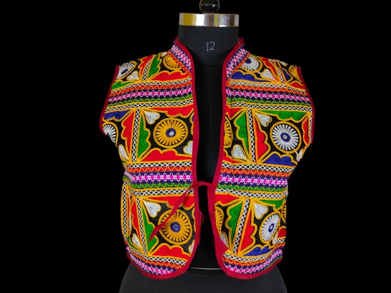 Rabari Keriya Jacket, Boho Jacket,rare Vintage Rabari Embroidery 