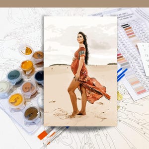 Custom Paint By Numbers For Adults Painting From Photo Personalised Image Diy Painting Kit Wall Art Birthday Gift Christmas Set