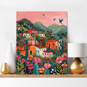 Malen nach Zahlen Kit für Erwachsene Wildblumen, Sonnenschein und Berge Landschaftsmalerei Kit Natur Wandkunst Geschenk für Handwerker Weihnachten 114