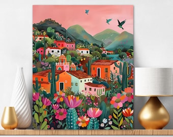 Paint By Numbers For Adults Wildflowers, Sunshine, and Mountains Landscape Painting Kit Nature Wall Art Gift for Crafters Christmas 114