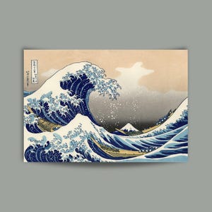 Diamond Painting Kit Kanagawa Japanese Painting With Diamonds Kit Great Wave Off, DIY Crafting Set Sea Waves Coastal Décor 81