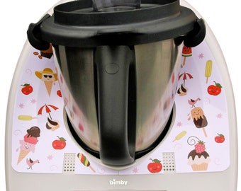 Code: Floral 95 Thermomix TM5 Sticker Decal 