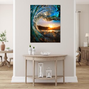 Kit de pintura por números para adultos: pintura de olas del océano, arte mural acrílico, set de bricolaje, regalo de cumpleaños, regalo de Navidad para amigos, actividad para interiores, 15 imagen 4