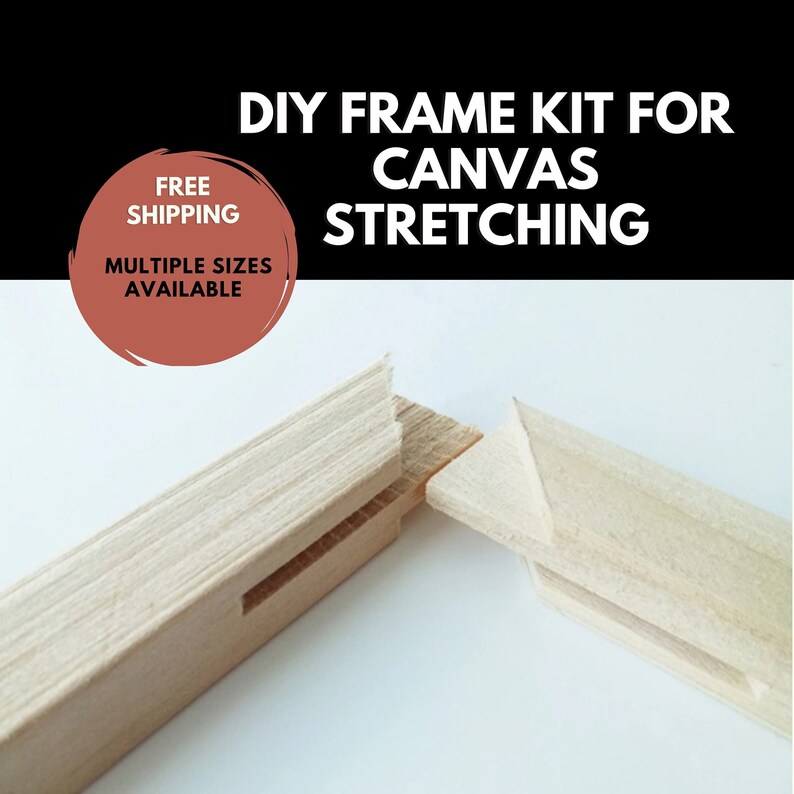 Canvas Frame for Paint by Number Kits DIY Frame for Canvas Stretching