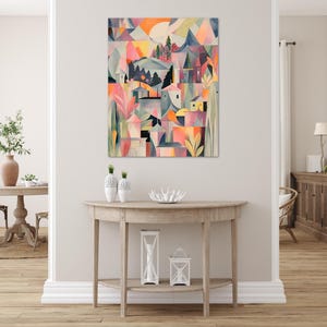 Kit de pintura por números para adultos, kit de pintura de cidade em tons pastéis, presente de Natal, presente de aniversário, conjunto de tinta acrílica para mãe 308 imagem 8