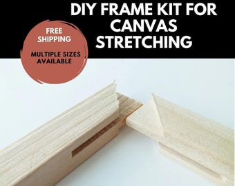 Canvas frame for paint by number kits diy canvas stretching frame, mounting frame