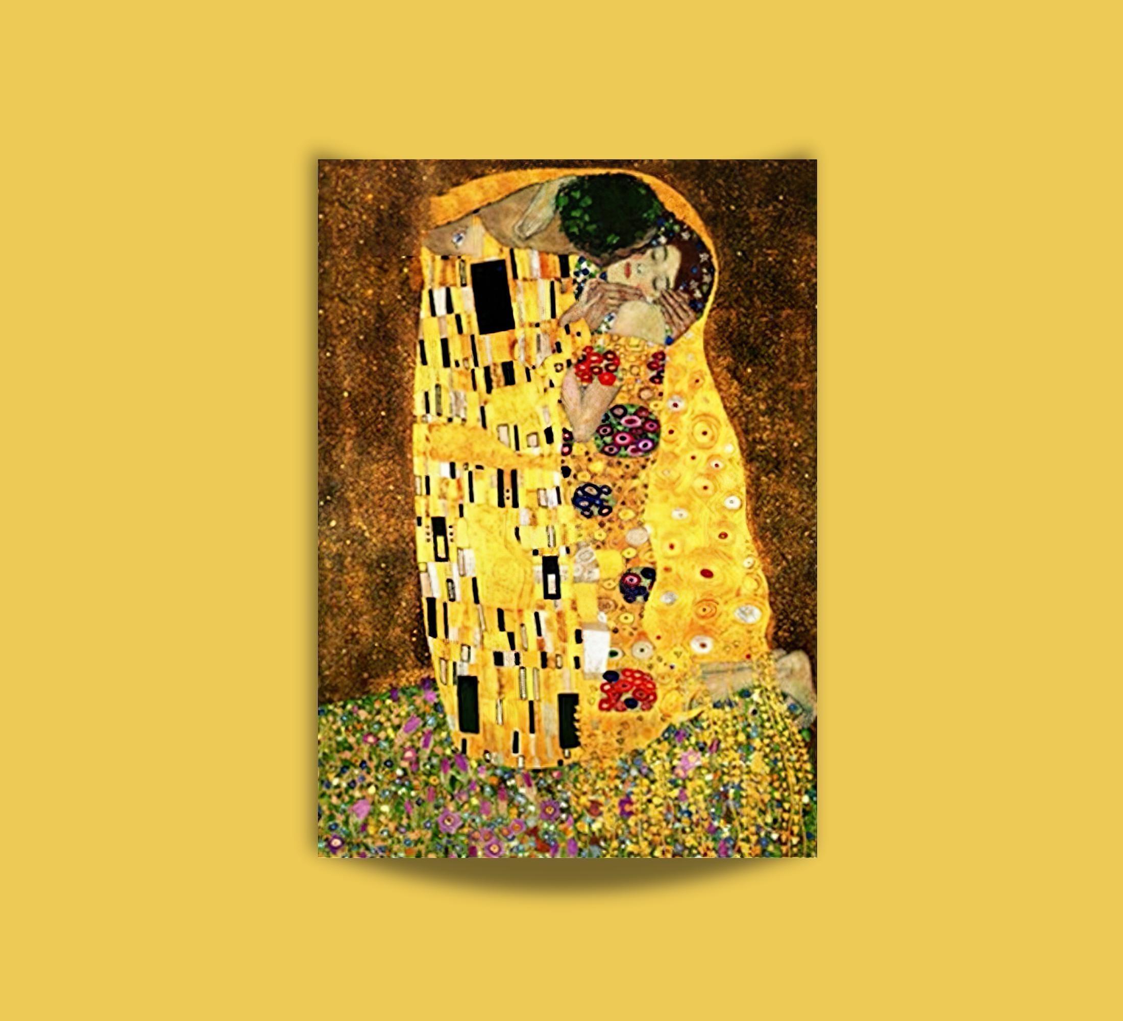 YEESAM ART – Dipingi Con I Numeri: Torre Eiffel E Bacio Romantico – Kit Tela 50x40cm – Fai Da Te Per Adulti E Bambini