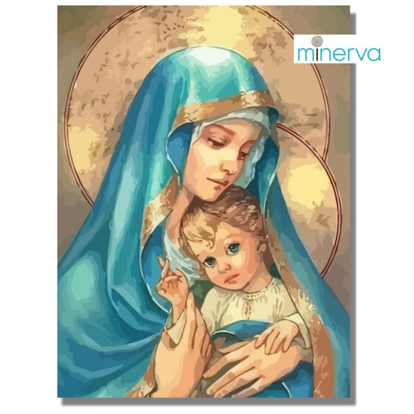 Religious Paint by Number Kit Etsy