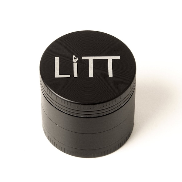 LITT Mini 4 Layer 3 Chamber herb or Tobacco Grinder, herb Crusher zinc Alloy Metal Grinder with Magnetic lid, Portable Mini Grinder