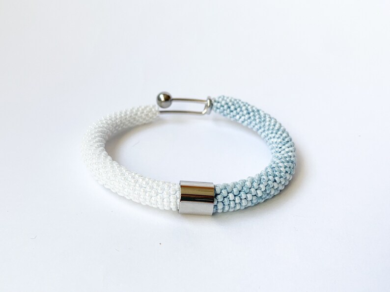 Azul Y Vidrio Inoxidable Acero De Regulable Pulsera Celeste Azul Y Vidrio Inoxidable Acero De Regulable Pulsera Celeste