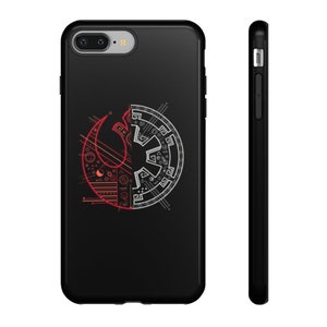 Empire and Rebel Symbol – Tough Phone Case – iPhone, Fun, Nerdy, Geek, Custom, Slim Case, Electronics, Accessories, Apple, Star Wars, Force