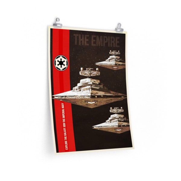 Star Wars - Imperial Propaganda - Posters, Star Wars, Galactic Empire, Rebel Alliance, Gift, Prints, Custom, Unique, Geek, Star Destroyer