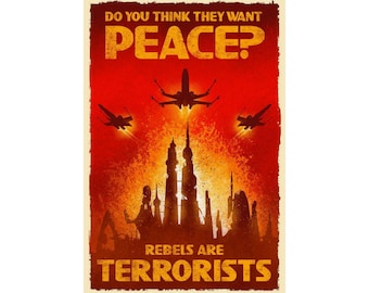 Star Wars - Imperial Propaganda - Posters, Star Wars, Galactic Empire, Rebel Alliance, Gift, Prints, Custom, Unique, Geek, X-Wing