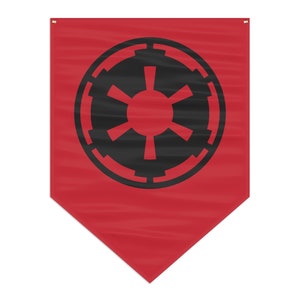 Imperial Symbol Pennant Banner - Star Wars, Galactic Empire, Banner, Pennant, Flag, Dark Side, Indoor, Outdoor, Sith, Rebels, Light Side