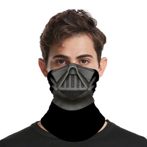 Star Wars - Darth Vader - Neck Gaiter Face Mask – Cotton, Polyester, Breathable, Washable, Reusable, Empire, Dark Side, Adult, Unisex
