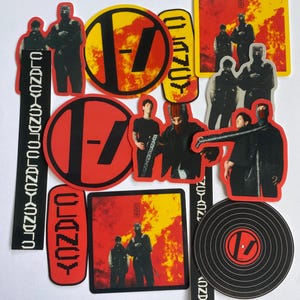 TOP Album Inspired Stickers